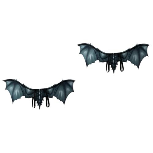 BESPORTBLE 2 Stück Drachenflügel für Erwachsene Halloween Cosplay Kostüm Requisiten Langlebigem Vliesstoff Schwarze Bühnenflügel für Karneval Party und Bühnenauftritte BESPORTBLE 2 Stück Drachenflügel für Erwachsene Halloween Cosplay Kostüm Requisiten Langlebigem Vliesstoff Schwarze Bühnenflügel für Karneval Party und Bühnenauftritte von BESPORTBLE