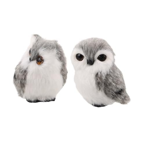 BESPORTBLE 2 Stück Eulen Plüschtiere Detailreiche Kleine Kuscheltiere Langlebige Stoffe Realistische Graue Eulen für Kinderzimmer Deko und Geschenkidee für Kleinkinder BESPORTBLE 2 Stück Eulen Plüschtiere Detailreiche Kleine Kuscheltiere Langlebige Stoffe Realistische Graue Eulen für Kinderzimmer Deko und Geschenkidee für Kleinkinder von BESPORTBLE