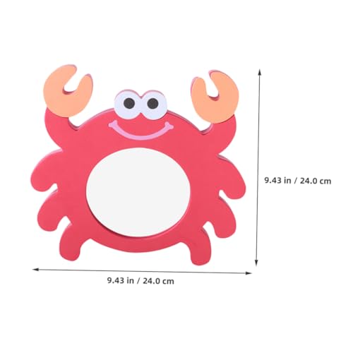 BESPORTBLE 2 Stück Eva Cartoon Badspielzeug Roter Badespiegel für Kleinkinder Interaktives Spiegelspielzeug für Badewanne Fördert Selbstwahrnehmung und Spaß Beim Baden von BESPORTBLE