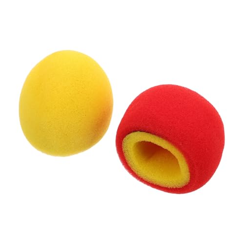 BESPORTBLE 2 Stück Farbwechselnde Schwammball Spielzeuge Partytütenfüller Comedy Trick Requisiten Finger Schwammbälle Nahaufnahme Requisiten Kleine Weiche Bälle Schwammbälle von BESPORTBLE