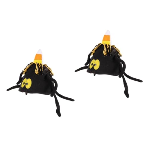 BESPORTBLE 2 Stück Festival Kopfbedeckung halloween kopfschmuck halloween kopfbedeckung Halloween Hut mit Spinnenmuster Halloween-Accessoires Cosplay Elf Partygeschenk Kopfbedeckung aus Stoff von BESPORTBLE