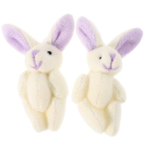 BESPORTBLE 2 Stück Gelenkige Plüschkaninchen Mini Kuscheltier für Ostern Hochzeiten Geburtstagsfeiern Bewegliches für Kreative Deko und Interaktiven Spaß BESPORTBLE 2 Stück Gelenkige Plüschkaninchen Mini Kuscheltier für Ostern Hochzeiten Geburtstagsfeiern Bewegliches für Kreative Deko und Interaktiven Spaß von BESPORTBLE