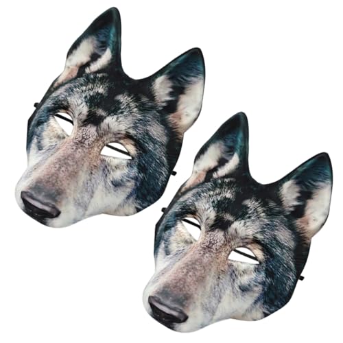 BESPORTBLE 2 Stück Gruselige Halbgesichts Eva Tiermaske für Karneval Cosplay Halloween und Weihnachtsfeiern Bequeme Realistische Details Leicht und Tragbar BESPORTBLE 2 Stück Gruselige Halbgesichts Eva Tiermaske für Karneval Cosplay Halloween und Weihnachtsfeiern Bequeme Realistische Details Leicht und Tragbar von BESPORTBLE