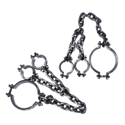 BESPORTBLE 2 Stück Halloween Kunststoff Handschellen Deko Gefängnis Requisiten für Halloween Cosplay Party Gefängnisfoto Requisit Gruselige Kostümaccessoires BESPORTBLE 2 Stück Halloween Kunststoff Handschellen Deko Gefängnis Requisiten für Halloween Cosplay Party Gefängnisfoto Requisit Gruselige Kostümaccessoires von BESPORTBLE