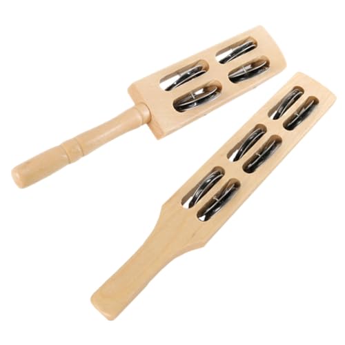 BESPORTBLE 2 Stück Handglocken Teilig aus Holz mit Klingeln Musikinstrumente für Rhythmisches Fördert Hand Auge Koordination und Musikalische Wahrnehmung Vielseitig Einsetzbar für Kreativen BESPORTBLE 2 Stück Handglocken Teilig aus Holz mit Klingeln Musikinstrumente für Rhythmisches Fördert Hand Auge Koordination und Musikalische Wahrnehmung Vielseitig Einsetzbar für Kreativen von BESPORTBLE