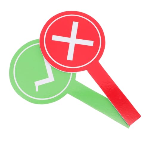 BESPORTBLE 2 Stück Handheld Abstimmungspaddel für Spiele Doppelseitige Ja Nein Schilder für Klassenzimmer und Events für Partys und Soziale Aktivitäten Kreatives für Spielenthusiasten BESPORTBLE 2 Stück Handheld Abstimmungspaddel für Spiele Doppelseitige Ja Nein Schilder für Klassenzimmer und Events für Partys und Soziale Aktivitäten Kreatives für Spielenthusiasten von BESPORTBLE