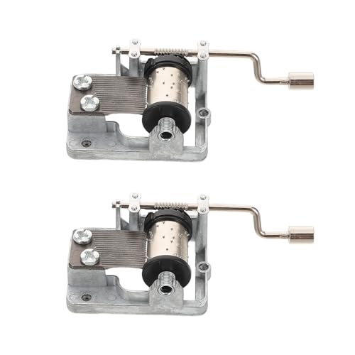 BESPORTBLE 2 Stück Handkurbel Musikbox Mechanismus Melodie Spieluhrwerk DIY Musikbox Ersatzteile für Bastelprojekte und Geschenkgestaltung BESPORTBLE 2 Stück Handkurbel Musikbox Mechanismus Melodie Spieluhrwerk DIY Musikbox Ersatzteile für Bastelprojekte und Geschenkgestaltung von BESPORTBLE