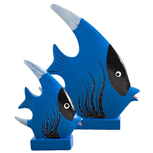 BESPORTBLE 2 Stück Holz Fisch Dekorationsfigur Set Mediterraner Stil Künstliches Fischmodell für Tischdeko Wohnaccessoire Geburtstags Kinderspielzeug und BESPORTBLE 2 Stück Holz Fisch Dekorationsfigur Set Mediterraner Stil Künstliches Fischmodell für Tischdeko Wohnaccessoire Geburtstags Kinderspielzeug und von BESPORTBLE