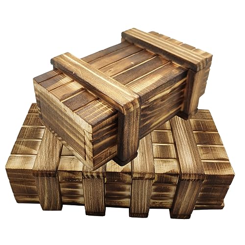 BESPORTBLE 2 Stück Holz Rätselbox Teiliges aus Sicherem Holz mit Mehreren Öffnungsarten Geheime Fächer Intelligentes Denkspiel für Weihnachten und Geburtstag BESPORTBLE 2 Stück Holz Rätselbox Teiliges aus Sicherem Holz mit Mehreren Öffnungsarten Geheime Fächer Intelligentes Denkspiel für Weihnachten und Geburtstag von BESPORTBLE