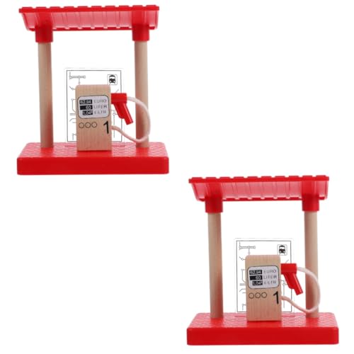 BESPORTBLE 2 Stück Holz Zug Gasstation Zubehör Kindgerechtes Holzspielzeug mit Glatter Oberfläche Realistische Bahnhofs Szene Fördert Fantasie und Motorische Fähigkeiten Geeignet für Garten BESPORTBLE 2 Stück Holz Zug Gasstation Zubehör Kindgerechtes Holzspielzeug mit Glatter Oberfläche Realistische Bahnhofs Szene Fördert Fantasie und Motorische Fähigkeiten Geeignet für Garten von BESPORTBLE