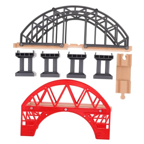 BESPORTBLE 2 Stück Holzbrücken für Spielzeugzüge Kleine Holzbrücke und Brückenpfeiler Geeignet für Kreative Spielmöglichkeiten und Erweiterung von Holzeisenbahnen für und Zuhause BESPORTBLE 2 Stück Holzbrücken für Spielzeugzüge Kleine Holzbrücke und Brückenpfeiler Geeignet für Kreative Spielmöglichkeiten und Erweiterung von Holzeisenbahnen für und Zuhause von BESPORTBLE
