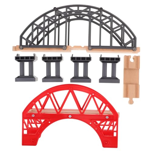 BESPORTBLE 2 Stück Holzeisenbahn-eisenbahnbrücke, Spielzeugeisenbahn-eisenbahnbrücke, Zuggestell-brücke, Modell, Holzbogenbrücke, Plattform-Spielzeug, Dekoratives Brückenmodell, BESPORTBLE 2 Stück Holzeisenbahn-eisenbahnbrücke, Spielzeugeisenbahn-eisenbahnbrücke, Zuggestell-brücke, Modell, Holzbogenbrücke, Plattform-Spielzeug, Dekoratives Brückenmodell, von BESPORTBLE