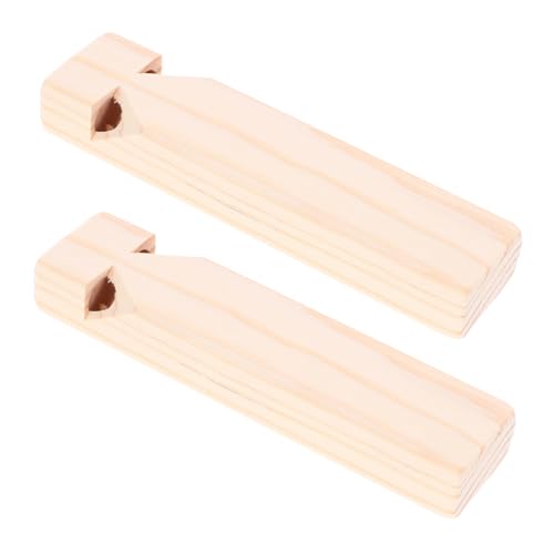 BESPORTBLE 2 Stück Holzpfeife Unlackierte Kleine Pfeife Lustige Zugpfeife für Musikinstrument für Kreative Spielmomente BESPORTBLE 2 Stück Holzpfeife Unlackierte Kleine Pfeife Lustige Zugpfeife für Musikinstrument für Kreative Spielmomente von BESPORTBLE