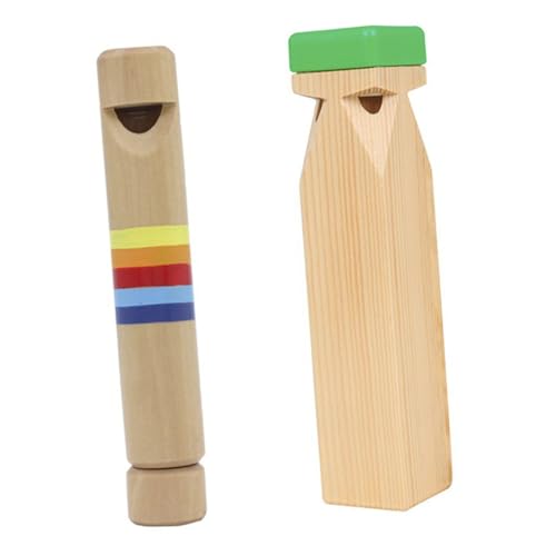 BESPORTBLE 2 Stück Holzpfeifen für Frühe Musikalische Bildungsspielzeuge Praktische Holzspielzeuge Kreativität für Partys und Unterwegs BESPORTBLE 2 Stück Holzpfeifen für Frühe Musikalische Bildungsspielzeuge Praktische Holzspielzeuge Kreativität für Partys und Unterwegs von BESPORTBLE