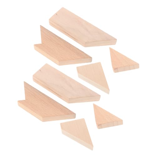 BESPORTBLE 2 Stück Holzpuzzle Teiliges T Form Puzzle für Kognitiver Fähigkeiten und Mathematischer Fertigkeiten für Eltern Junge Mädchen Aktivitäten Handgefertigtes Holzspielzeug für Mädchen von BESPORTBLE