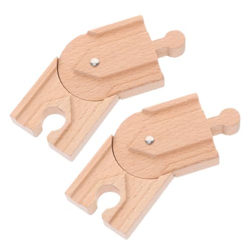 BESPORTBLE 2 Stück Holzschienen Zubehör Teiliges aus Robustem Holz für Kreative Eisenbahn Erweiterung Glatte Oberfläche für DIY Spiel Fördert Feinmotorik und Fantasie bei Jungen und Mädchen BESPORTBLE 2 Stück Holzschienen Zubehör Teiliges aus Robustem Holz für Kreative Eisenbahn Erweiterung Glatte Oberfläche für DIY Spiel Fördert Feinmotorik und Fantasie bei Jungen und Mädchen von BESPORTBLE