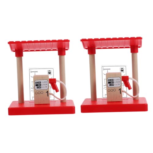 BESPORTBLE 2 Stück Holzspielzeug Teiliges Zugschienen Zubehör Gasstation und Fantasievolles mit Holzspielzeug und Realistischen Szenarien BESPORTBLE 2 Stück Holzspielzeug Teiliges Zugschienen Zubehör Gasstation und Fantasievolles mit Holzspielzeug und Realistischen Szenarien von BESPORTBLE