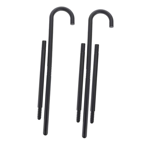 BESPORTBLE 2 Stück Krücken Partyzubehör Kunststoffstab Leicht Stabil für Halloween Performance Zauberer Requisiten Dekoration Scherzartikel von BESPORTBLE