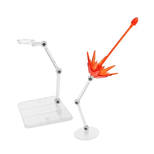 BESPORTBLE 2 Stück Kunststoff Action Figuren Stand mit Spezialeffekten Mini Figuren Halterung für Modellanzeige Stabiler Displayhalter für und Modelle BESPORTBLE 2 Stück Kunststoff Action Figuren Stand mit Spezialeffekten Mini Figuren Halterung für Modellanzeige Stabiler Displayhalter für und Modelle von BESPORTBLE
