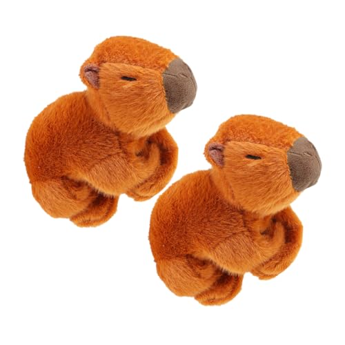 BESPORTBLE 2 Stück Kuscheltier Capybara Armband Weiche Plüsch Capybara Rassel für Dekoration für Zuhause Partygeschenk Komfortable Tierarmbänder BESPORTBLE 2 Stück Kuscheltier Capybara Armband Weiche Plüsch Capybara Rassel für Dekoration für Zuhause Partygeschenk Komfortable Tierarmbänder von BESPORTBLE