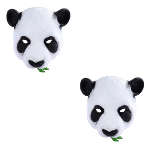 BESPORTBLE 2 Stück Lustige Halloween Panda Maske aus PU Schaum Große Karneval Party Gesichtsmaske Umweltfreundlich Bequem für Kostüm Maskerade Bühnenauftritt und Barveranstaltungen BESPORTBLE 2 Stück Lustige Halloween Panda Maske aus PU Schaum Große Karneval Party Gesichtsmaske Umweltfreundlich Bequem für Kostüm Maskerade Bühnenauftritt und Barveranstaltungen von BESPORTBLE
