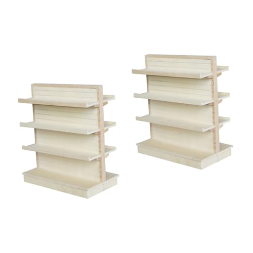 BESPORTBLE 2 Stück Maßstab DIY Supermarkt Regal Modell Robust und Detailreich Puppenhaus Zubehör Dekoratives Möbelstück für Puppenhaus Szenen BESPORTBLE 2 Stück Maßstab DIY Supermarkt Regal Modell Robust und Detailreich Puppenhaus Zubehör Dekoratives Möbelstück für Puppenhaus Szenen von BESPORTBLE