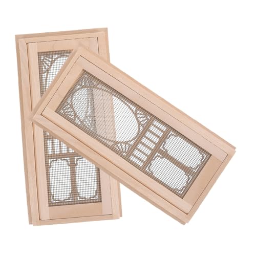 BESPORTBLE 2 Stück Maßstab Puppenhaus Tür DIY Dekoration Realistisches Holz Schirmtür Accessoire für Vielseitige Puppenhausmöbel BESPORTBLE 2 Stück Maßstab Puppenhaus Tür DIY Dekoration Realistisches Holz Schirmtür Accessoire für Vielseitige Puppenhausmöbel von BESPORTBLE