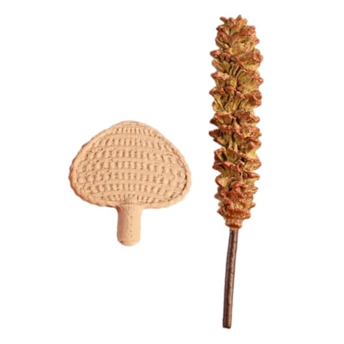 BESPORTBLE 2 Stück Mini Duster Tragbarer Kleiner Puppenhauszubehör Mini-Fan-Ornament Kleiner Handfächer Mini-simulationsventilator Künstlicher Fächer Harz + PVC von BESPORTBLE