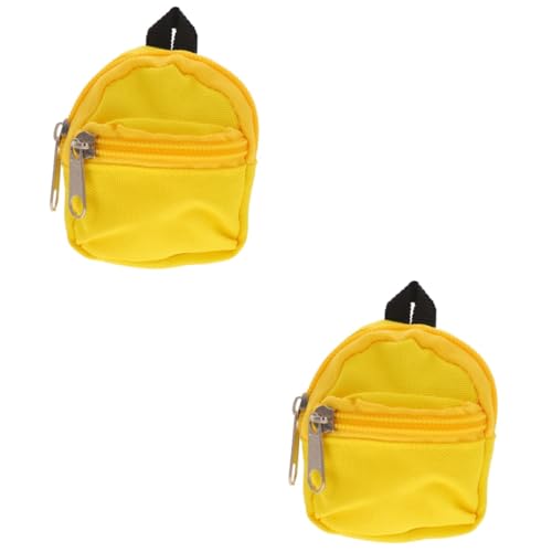 BESPORTBLE 2 Stück Mini Puppenrucksack aus Polyester Dekorativer Bjd Doll Schulrucksack Leichter und Kompakter Miniatur Rucksack für Puppenzubehör und Spielzeugdekoration Tragbar und Robust BESPORTBLE 2 Stück Mini Puppenrucksack aus Polyester Dekorativer Bjd Doll Schulrucksack Leichter und Kompakter Miniatur Rucksack für Puppenzubehör und Spielzeugdekoration Tragbar und Robust von BESPORTBLE