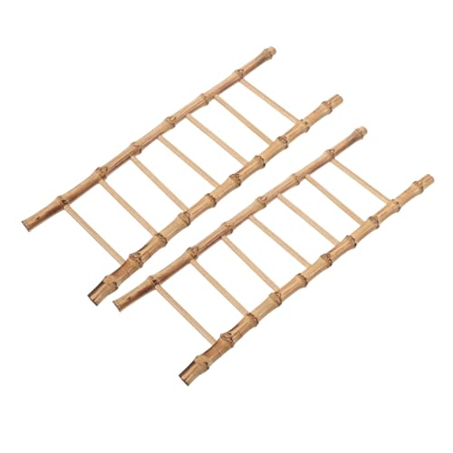 BESPORTBLE 2 Stück Miniatur Bambusleiter Kleine Stehleiter Dekoratives Miniaturmodell für Puppenhaus DIY Mikrolandschaft Vielseitige Verwendung als Garten und Bastelornament BESPORTBLE 2 Stück Miniatur Bambusleiter Kleine Stehleiter Dekoratives Miniaturmodell für Puppenhaus DIY Mikrolandschaft Vielseitige Verwendung als Garten und Bastelornament von BESPORTBLE