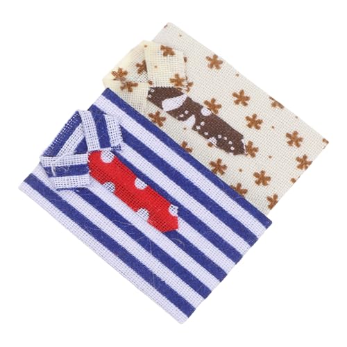 BESPORTBLE 2 Stück Miniatur Hemden für Männliche Puppen Realistische Stoffkleidung Passend Detaillierte Handwerkskunst Leichte Mini-Ornamente für Puppenhaus-dioramen BESPORTBLE 2 Stück Miniatur Hemden für Männliche Puppen Realistische Stoffkleidung Passend Detaillierte Handwerkskunst Leichte Mini-Ornamente für Puppenhaus-dioramen von BESPORTBLE