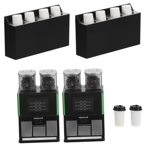 BESPORTBLE 2 Stück Miniatur Kaffeemaschine Realistisch Detailgetreu Kompakt für Puppenhaus Küche Kaffeebar Zubehör für Rollenspiele und Sammlungen BESPORTBLE 2 Stück Miniatur Kaffeemaschine Realistisch Detailgetreu Kompakt für Puppenhaus Küche Kaffeebar Zubehör für Rollenspiele und Sammlungen von BESPORTBLE