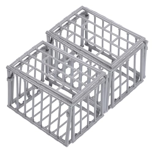 BESPORTBLE 2 Stück Miniatur Kunststoff Käfig Modell Realistisch Geformt Vielseitig Nutzbar als Aufbewahrung für Kleine Actionfiguren Miniaturen und DIY Dekoration für Puppenhäuser BESPORTBLE 2 Stück Miniatur Kunststoff Käfig Modell Realistisch Geformt Vielseitig Nutzbar als Aufbewahrung für Kleine Actionfiguren Miniaturen und DIY Dekoration für Puppenhäuser von BESPORTBLE