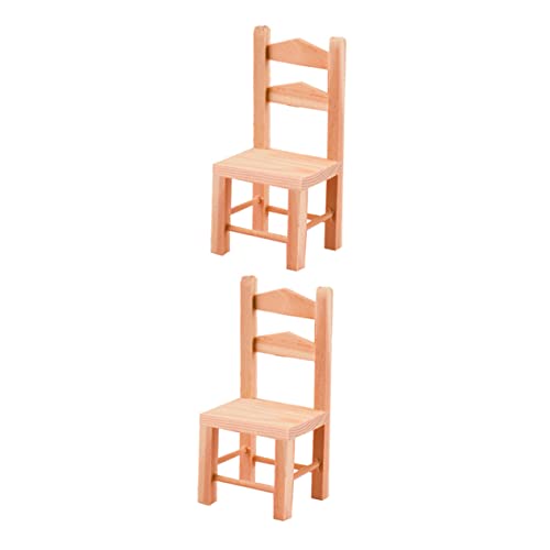 BESPORTBLE 2 Stück Miniatur Stuhl Modell für Puppenhaus Dekoration Detailliertes Puppenmöbel für Kreative Gestaltung und Spielmöglichkeiten BESPORTBLE 2 Stück Miniatur Stuhl Modell für Puppenhaus Dekoration Detailliertes Puppenmöbel für Kreative Gestaltung und Spielmöglichkeiten von BESPORTBLE