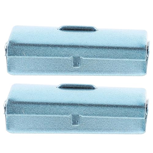 BESPORTBLE 2 Stück Miniatur Werkzeugkasten Dekorativer Mini Tool Case für Puppenhaus für DIY Modelle und Miniatur Szenen Langlebig und Farbenfroh BESPORTBLE 2 Stück Miniatur Werkzeugkasten Dekorativer Mini Tool Case für Puppenhaus für DIY Modelle und Miniatur Szenen Langlebig und Farbenfroh von BESPORTBLE