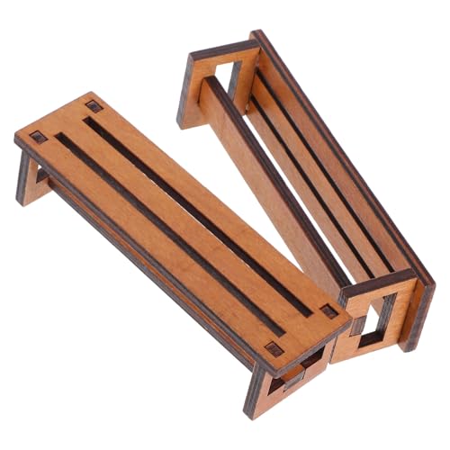 BESPORTBLE 2 Stück Miniaturstühle aus Holz für Puppenhaus Charmante Möbelstücke mit Realistischen Details für Dekoration und Kreative Bastelprojekte BESPORTBLE 2 Stück Miniaturstühle aus Holz für Puppenhaus Charmante Möbelstücke mit Realistischen Details für Dekoration und Kreative Bastelprojekte von BESPORTBLE