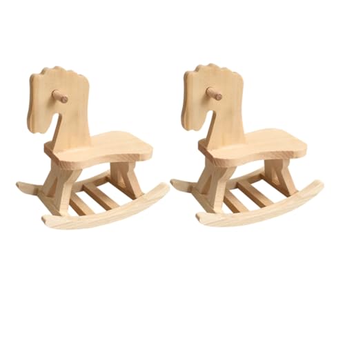 BESPORTBLE 2 Stück Montagemodell Dekoration Schaukelpferd Figur Kinderbausatz Kinderhandwerk Pädagogisches Malen Pferdedekor Vorschulpferd Bauen Miniatur Mini Holz Khaki BESPORTBLE 2 Stück Montagemodell Dekoration Schaukelpferd Figur Kinderbausatz Kinderhandwerk Pädagogisches Malen Pferdedekor Vorschulpferd Bauen Miniatur Mini Holz Khaki von BESPORTBLE