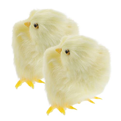 BESPORTBLE 2 Stück Osterdeko Plüschküken Stofftier Küken Modell Dekoratives Kuscheltier für Ostern Lebensecht Gestaltete Kleine Spielzeugküken für Tisch und Wohnraumgestaltung BESPORTBLE 2 Stück Osterdeko Plüschküken Stofftier Küken Modell Dekoratives Kuscheltier für Ostern Lebensecht Gestaltete Kleine Spielzeugküken für Tisch und Wohnraumgestaltung von BESPORTBLE