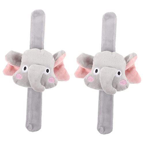 BESPORTBLE 2 Stück Plüsch Schnapparmband Elefantenform Leichtes Bequemes Tierarmband für Niedliches Partyzubehör für Halloween Dschungel und Geburtstagspartys BESPORTBLE 2 Stück Plüsch Schnapparmband Elefantenform Leichtes Bequemes Tierarmband für Niedliches Partyzubehör für Halloween Dschungel und Geburtstagspartys von BESPORTBLE