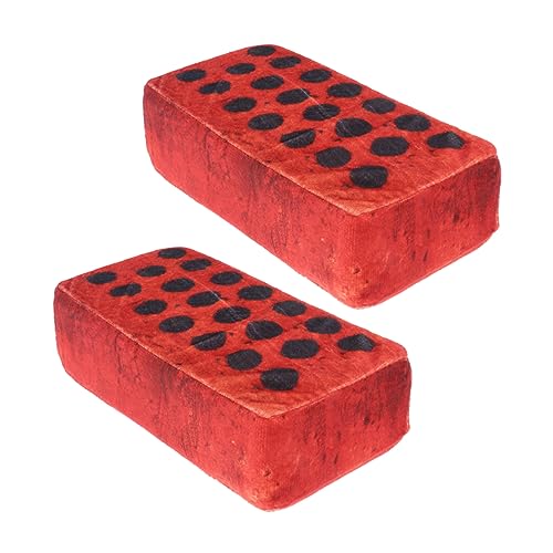 BESPORTBLE 2 Stück Plüsch Ziegelform Kissen Komfortables Schlafkissen und Sofakissen für für Büro und Zuhause Lustiges Design als für Familie und Freunde BESPORTBLE 2 Stück Plüsch Ziegelform Kissen Komfortables Schlafkissen und Sofakissen für für Büro und Zuhause Lustiges Design als für Familie und Freunde von BESPORTBLE