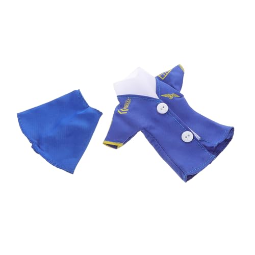 BESPORTBLE 2stücke Teiliges Puppenbekleidungset Für Puppen Flugbegleiteruniform Und Rock Puppenkleidung Für Mädchen Spielrequisiten Ankleidezubehör Für Puppenkostüme von BESPORTBLE