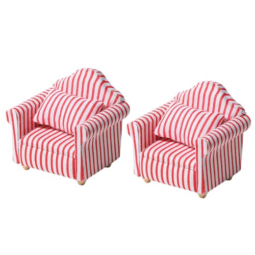 BESPORTBLE 2 Stück Puppenhaus Möbel Zubehör für Kleinkinder Wohnzimmer Modellmöbel für DIY Dollhouse Dekoration von BESPORTBLE