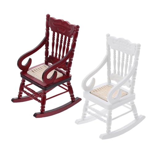 BESPORTBLE 2 Stück Puppenhaus-Möbelmodell Schaukelstuhl Miniatur Dollhouse Dekorationen Miniaturstühle für Puppenhaus Puppenhausmöbelmodell schmuck hölzern BESPORTBLE 2 Stück Puppenhaus-Möbelmodell Schaukelstuhl Miniatur Dollhouse Dekorationen Miniaturstühle für Puppenhaus Puppenhausmöbelmodell schmuck hölzern von BESPORTBLE