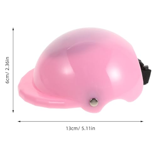 BESPORTBLE 2 Stück Puppenhelm für Puppen Sicherheitshelm für Radfahren Skaten und Rollerfahren für Rollenspiele und Passende Outfits von BESPORTBLE