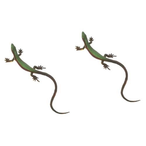 BESPORTBLE 2 Stück Realistische Kunststoff Eidechsenfigur Figur Garten Dekoration Lernspielzeug und Party Ornament für Drinnen und Draußen BESPORTBLE 2 Stück Realistische Kunststoff Eidechsenfigur Figur Garten Dekoration Lernspielzeug und Party Ornament für Drinnen und Draußen von BESPORTBLE