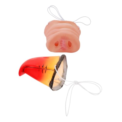 BESPORTBLE 2 Stück Realistische Papageien und Schweinenase Kostümzubehör Cosplay Requisiten für Partys mit Lebensechtem Design Bequem und Anpassungsfähig für Halloween und Tierkostüme BESPORTBLE 2 Stück Realistische Papageien und Schweinenase Kostümzubehör Cosplay Requisiten für Partys mit Lebensechtem Design Bequem und Anpassungsfähig für Halloween und Tierkostüme von BESPORTBLE