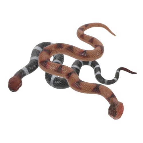 BESPORTBLE 2 Stück Realistische TPR Schlangenfiguren Flexible Weiche Rubber Nachbildung Detailgetreue Dekoration und Halloween Requisiten Vielseitige Schlangenspielzeuge für Party Garten und von BESPORTBLE
