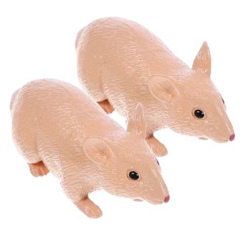 BESPORTBLE 2 Stück Realistisches Mausmodell Lebensechte Rattenfigur für Lernspielzeug Detailgetreues Tiermodell für Halloween Deko und Kognitives Leicht und Tragbar BESPORTBLE 2 Stück Realistisches Mausmodell Lebensechte Rattenfigur für Lernspielzeug Detailgetreues Tiermodell für Halloween Deko und Kognitives Leicht und Tragbar von BESPORTBLE
