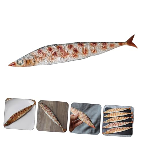 BESPORTBLE 2 Stück Realistisches Teiliges Fake Fish aus PVC Lebensechte Grillfisch Modelle für Küchen Deko Fotorequisiten und Spielzubehör Vielseitige Dekoattrappen für Zuhause und von BESPORTBLE