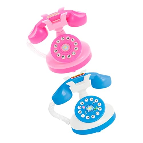 BESPORTBLE 2 Stück Retro Mini Telefon für Interaktives Lernspielzeug Realistische Gestaltung Fördert Sprache und Soziale Fähigkeiten Geeignet für Rollenspiele und Kreative Szenarien BESPORTBLE 2 Stück Retro Mini Telefon für Interaktives Lernspielzeug Realistische Gestaltung Fördert Sprache und Soziale Fähigkeiten Geeignet für Rollenspiele und Kreative Szenarien von BESPORTBLE